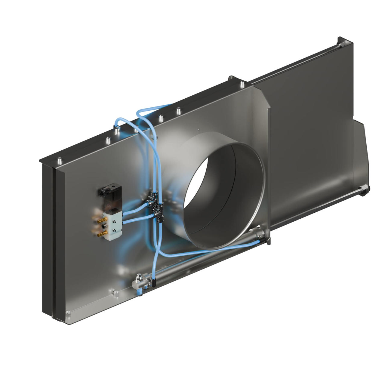 Gerbang Pneumatik Tertutup