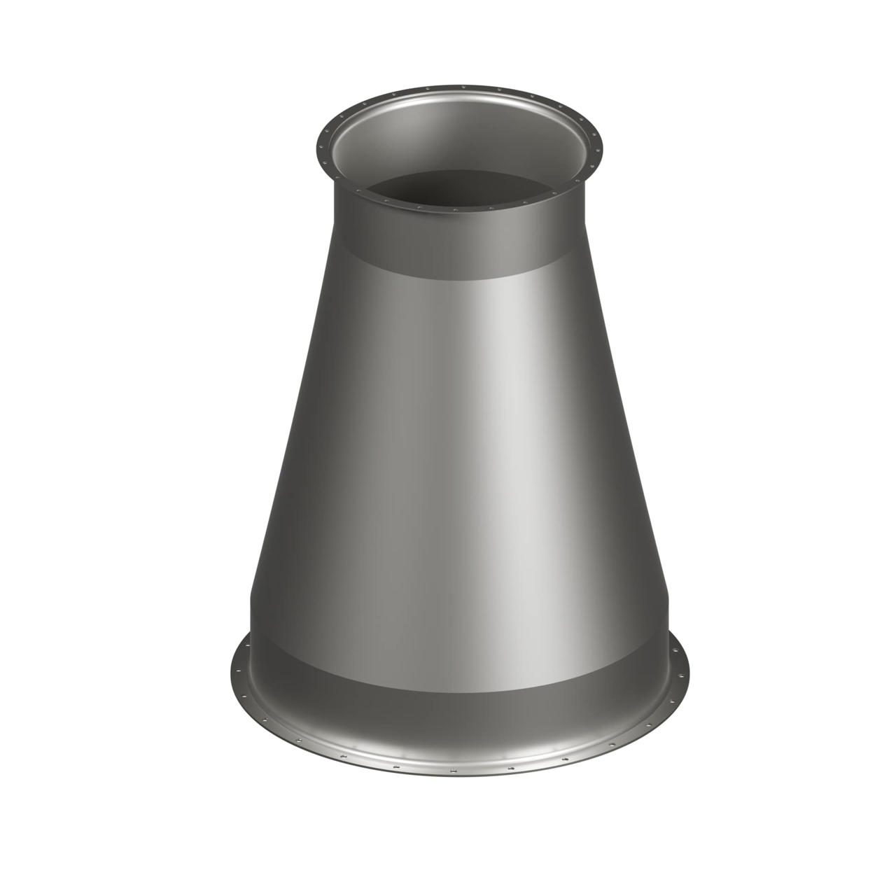 Peredam dengan Flensa